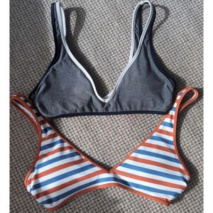 2 AERIE bikini top sz M